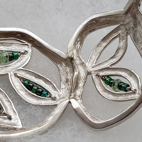 Silpada Sterling Silver Turquoise 'Garden Party' Cuff Bracelet B2182 - Picture 8 of 16